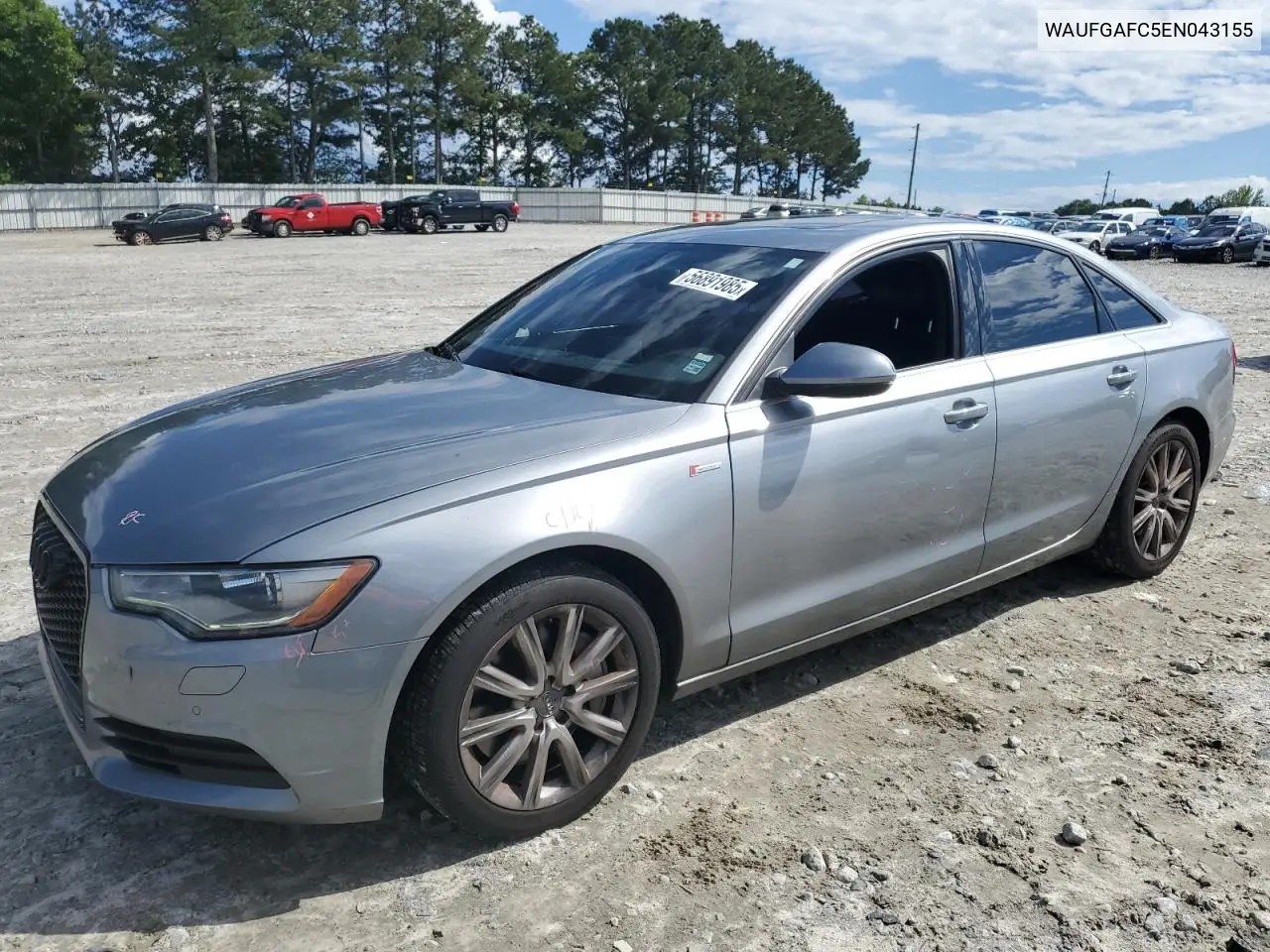 2014 Audi A6 Premium Plus VIN: WAUFGAFC5EN043155 Lot: 56891985