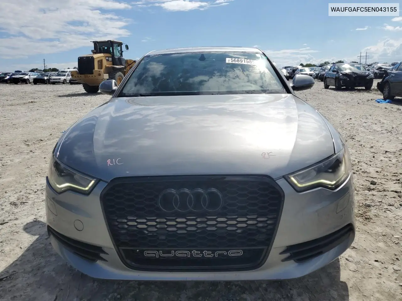 2014 Audi A6 Premium Plus VIN: WAUFGAFC5EN043155 Lot: 56891985