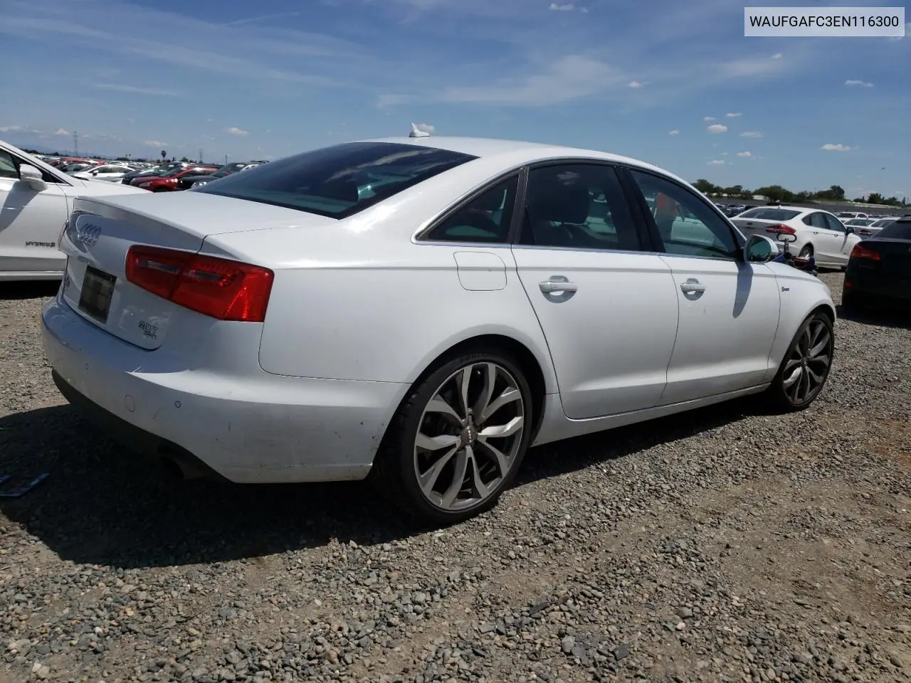 2014 Audi A6 Premium Plus VIN: WAUFGAFC3EN116300 Lot: 56911945