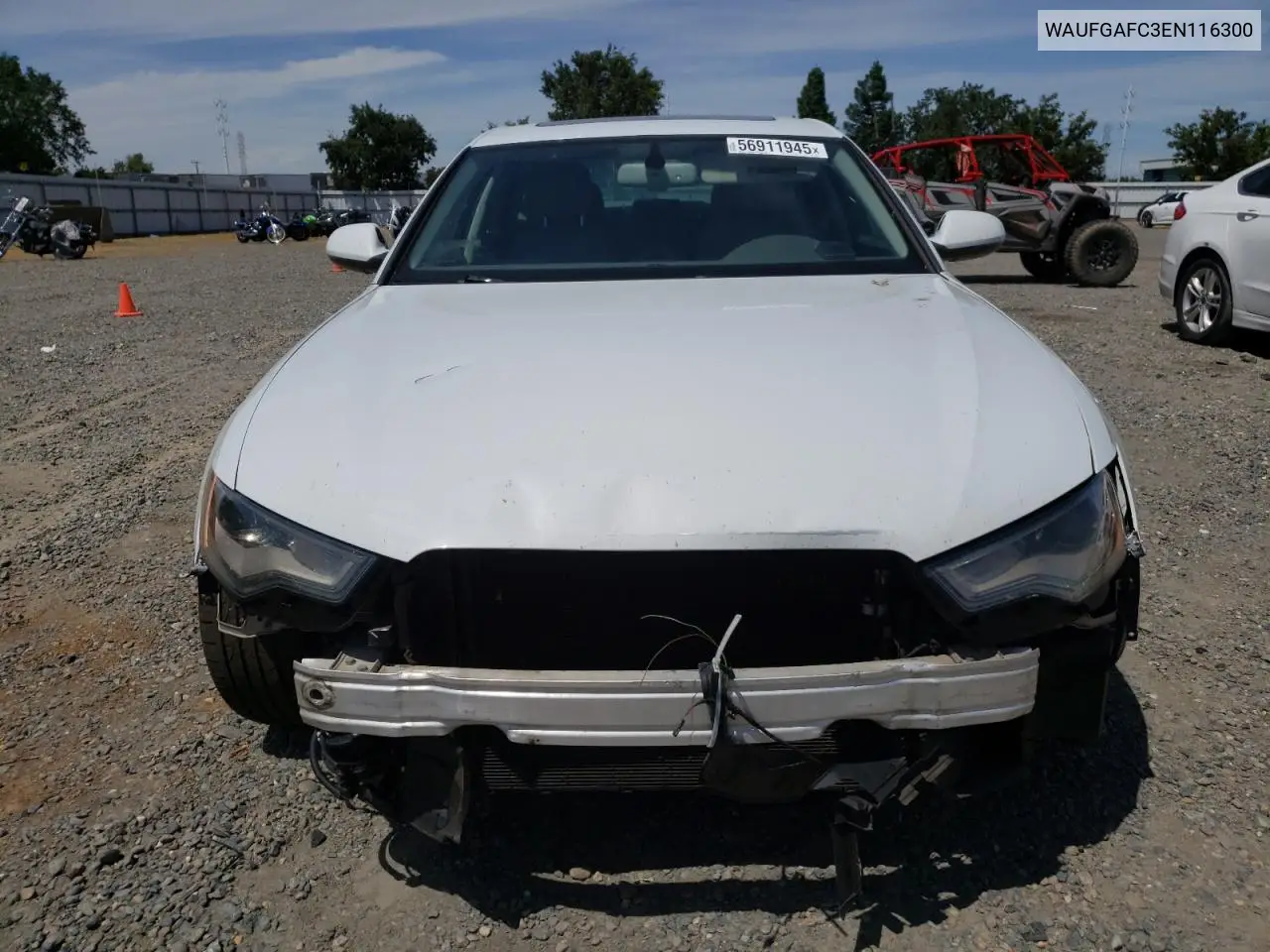 2014 Audi A6 Premium Plus VIN: WAUFGAFC3EN116300 Lot: 56911945