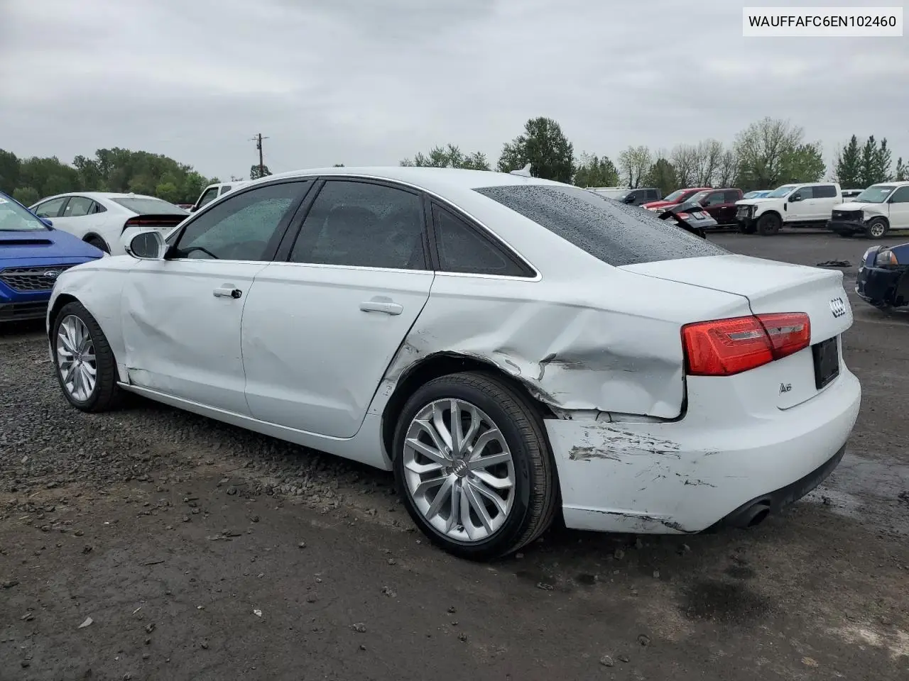 2014 Audi A6 Premium VIN: WAUFFAFC6EN102460 Lot: 57302425