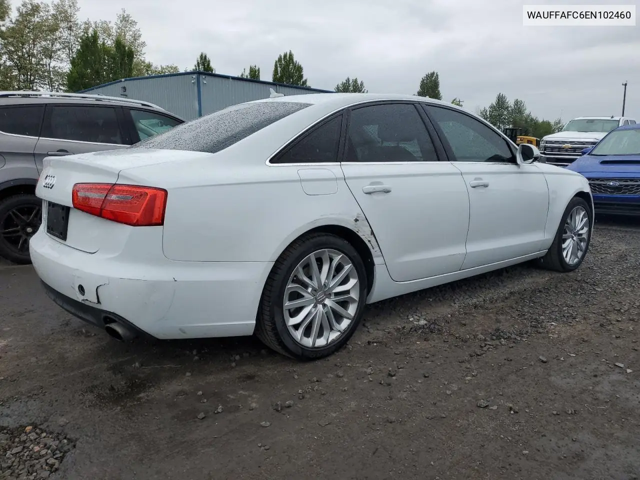 2014 Audi A6 Premium VIN: WAUFFAFC6EN102460 Lot: 57302425