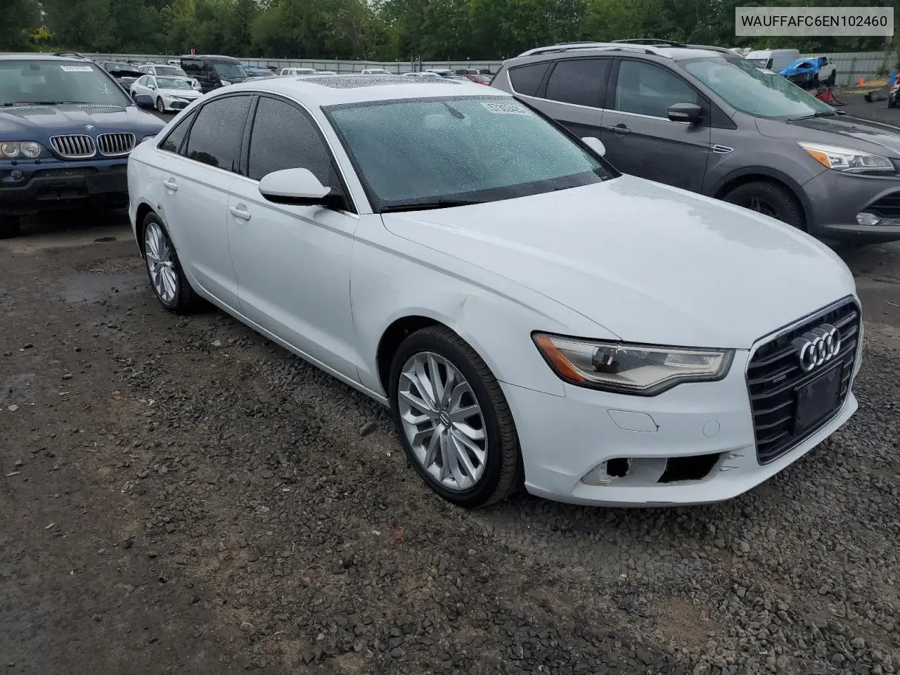 2014 Audi A6 Premium VIN: WAUFFAFC6EN102460 Lot: 57302425