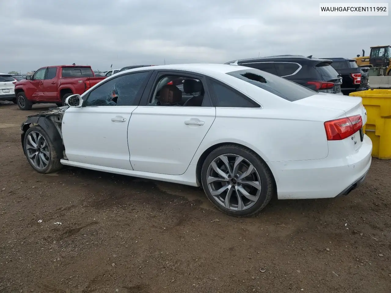 2014 Audi A6 Prestige VIN: WAUHGAFCXEN111992 Lot: 62300555