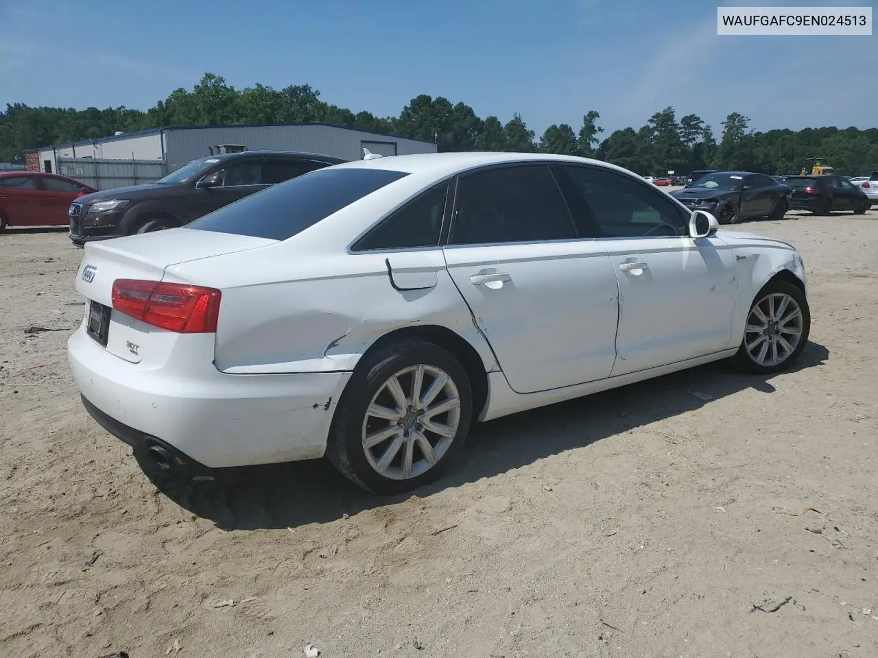 2014 Audi A6 Premium Plus VIN: WAUFGAFC9EN024513 Lot: 62300775