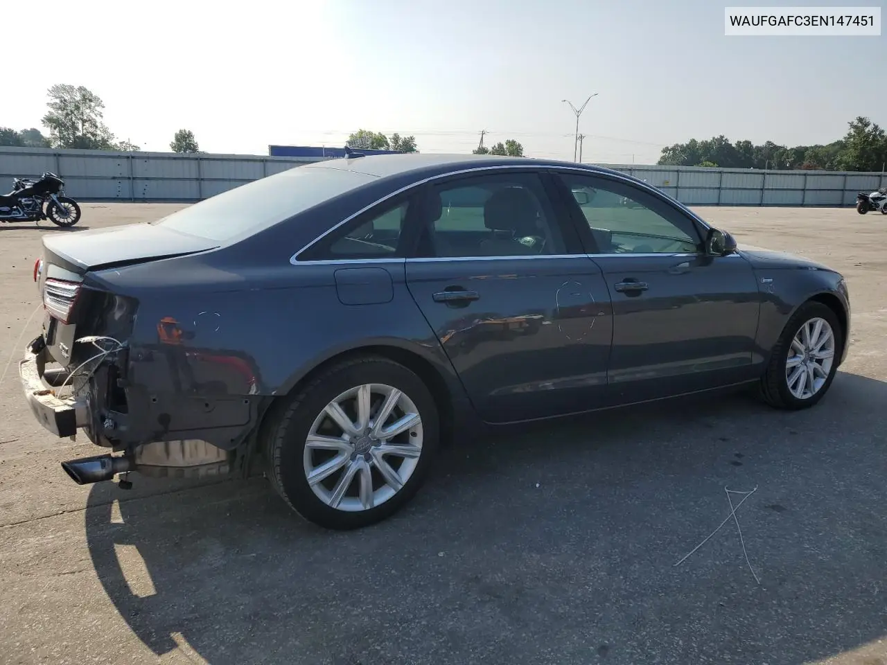 2014 Audi A6 Premium Plus VIN: WAUFGAFC3EN147451 Lot: 62547205