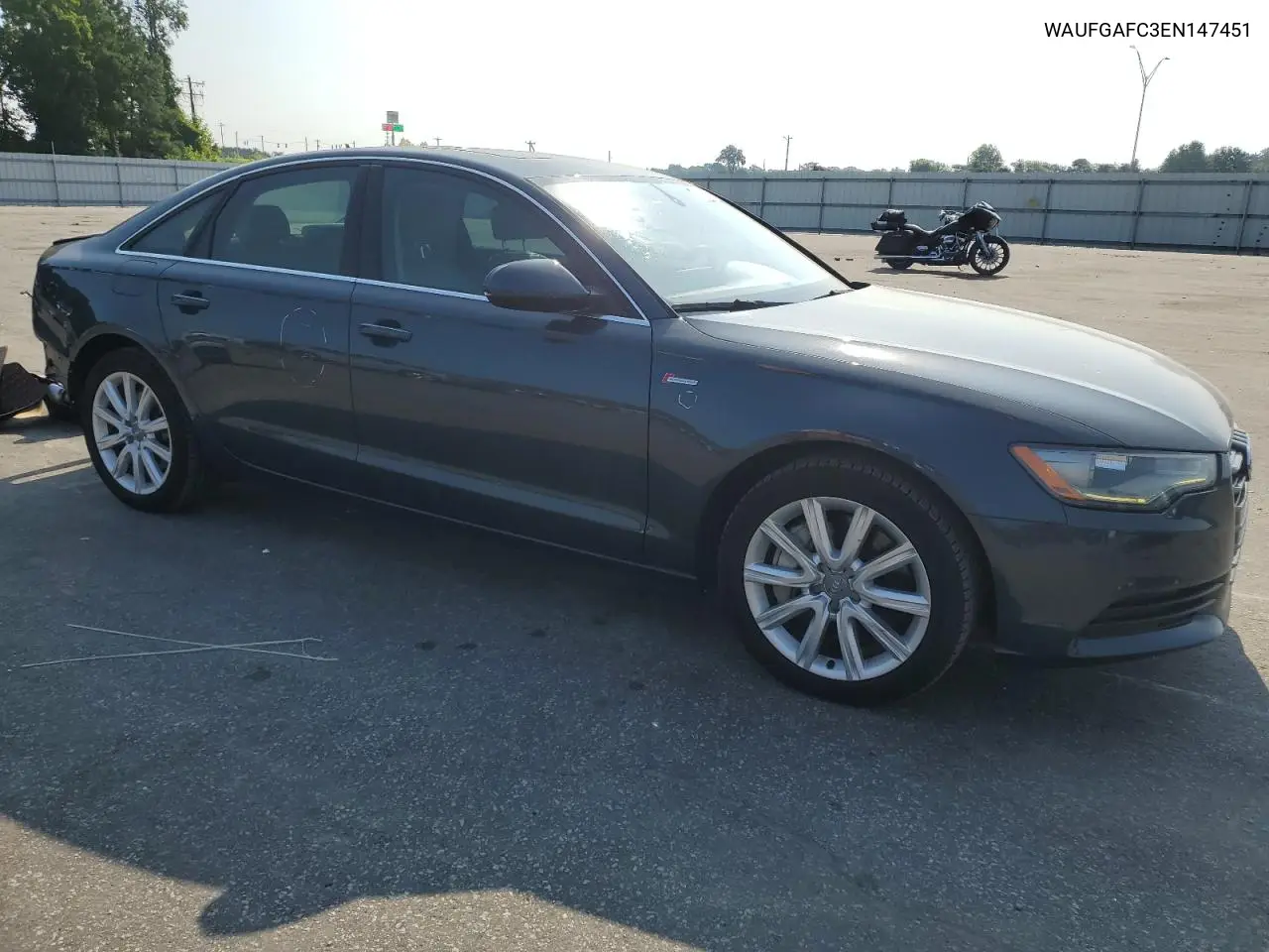 2014 Audi A6 Premium Plus VIN: WAUFGAFC3EN147451 Lot: 62547205