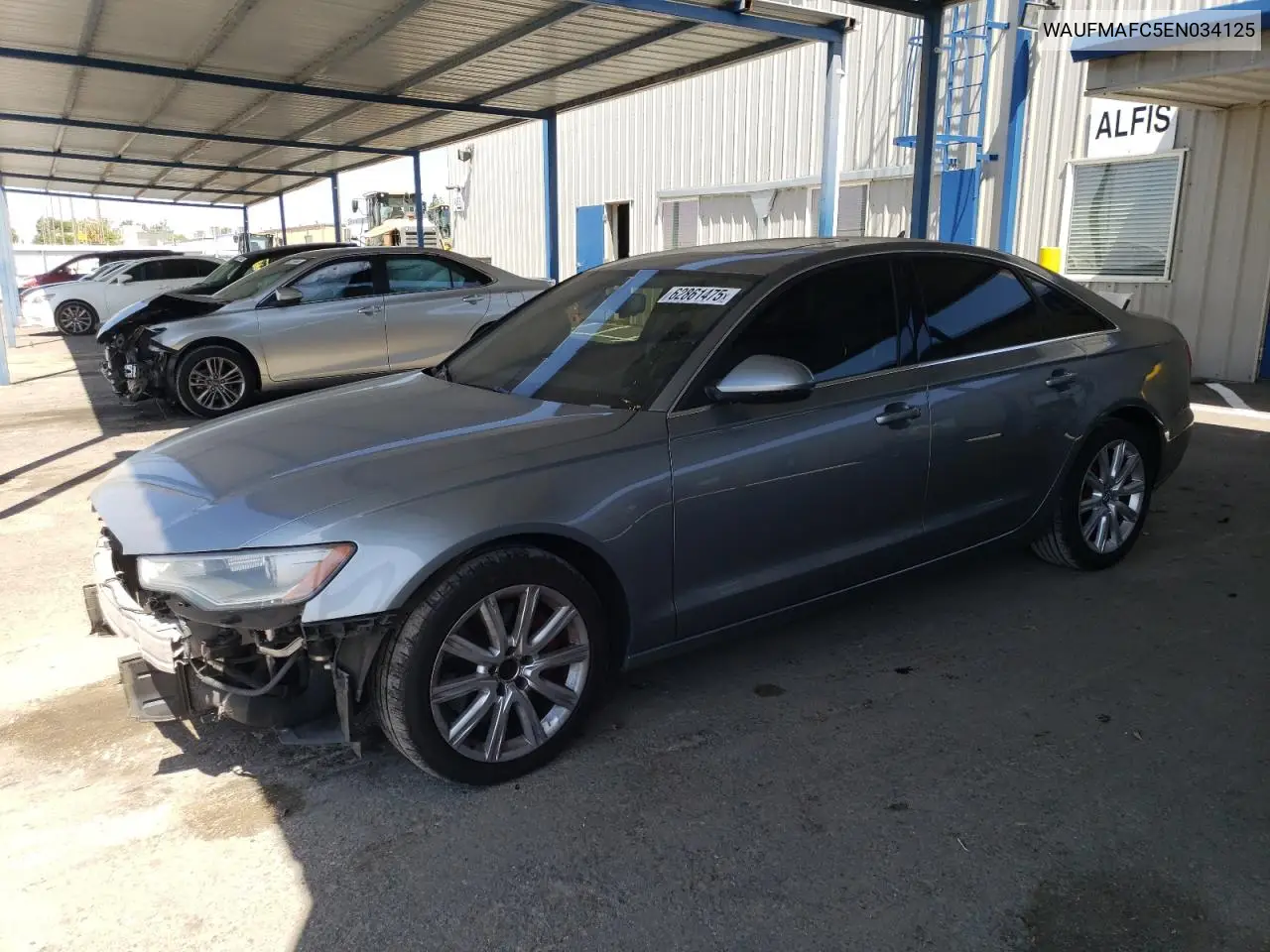 2014 Audi A6 Premium Plus VIN: WAUFMAFC5EN034125 Lot: 62861475
