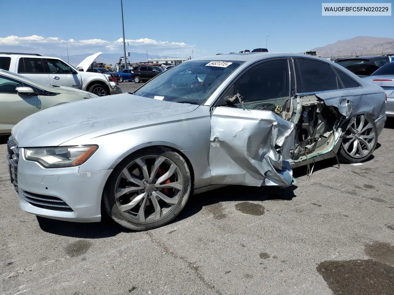 2015 Audi A6 Premium Plus VIN: WAUGFBFC5FN020229 Lot: 54831315