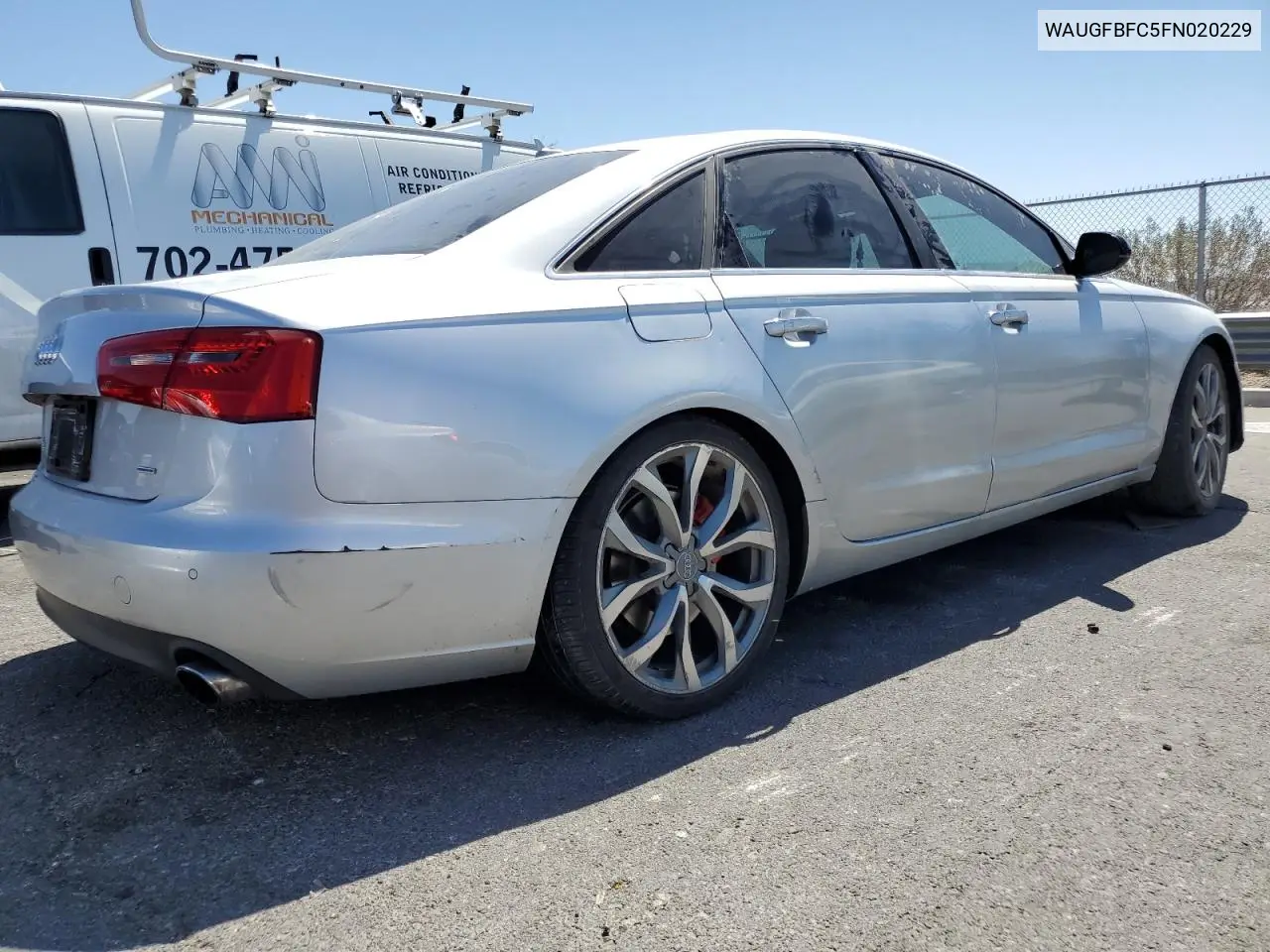 2015 Audi A6 Premium Plus VIN: WAUGFBFC5FN020229 Lot: 54831315