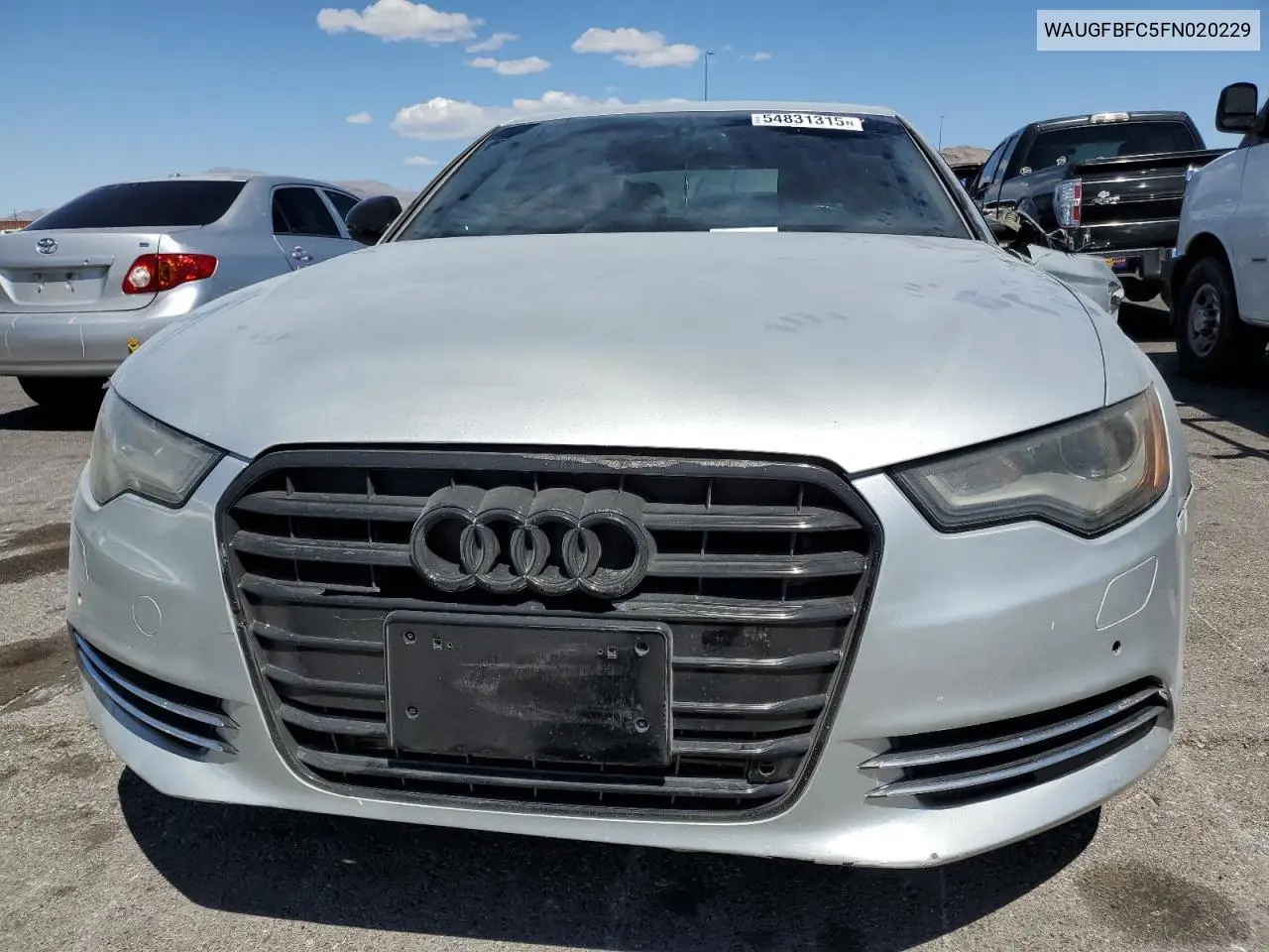 2015 Audi A6 Premium Plus VIN: WAUGFBFC5FN020229 Lot: 54831315