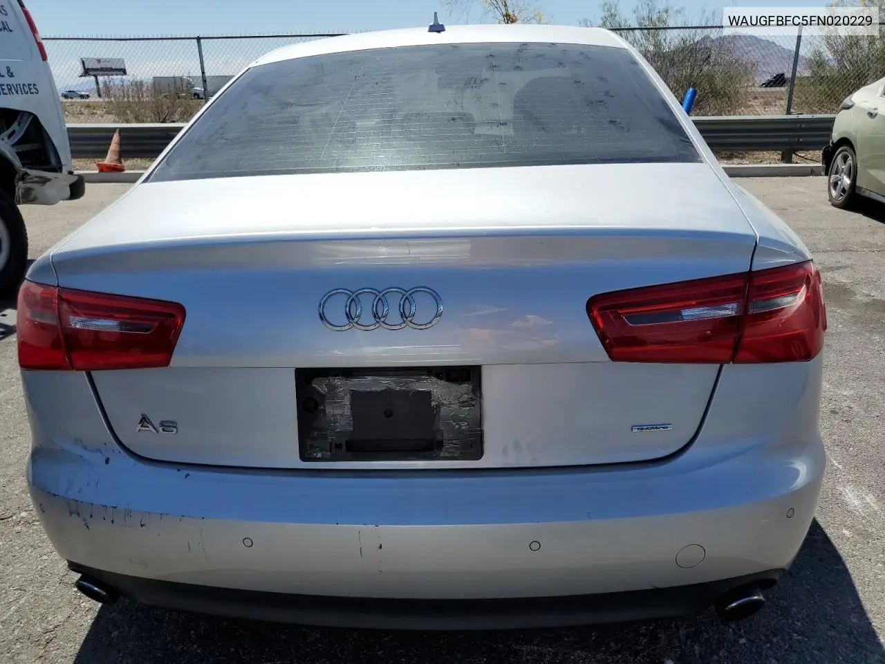 2015 Audi A6 Premium Plus VIN: WAUGFBFC5FN020229 Lot: 54831315