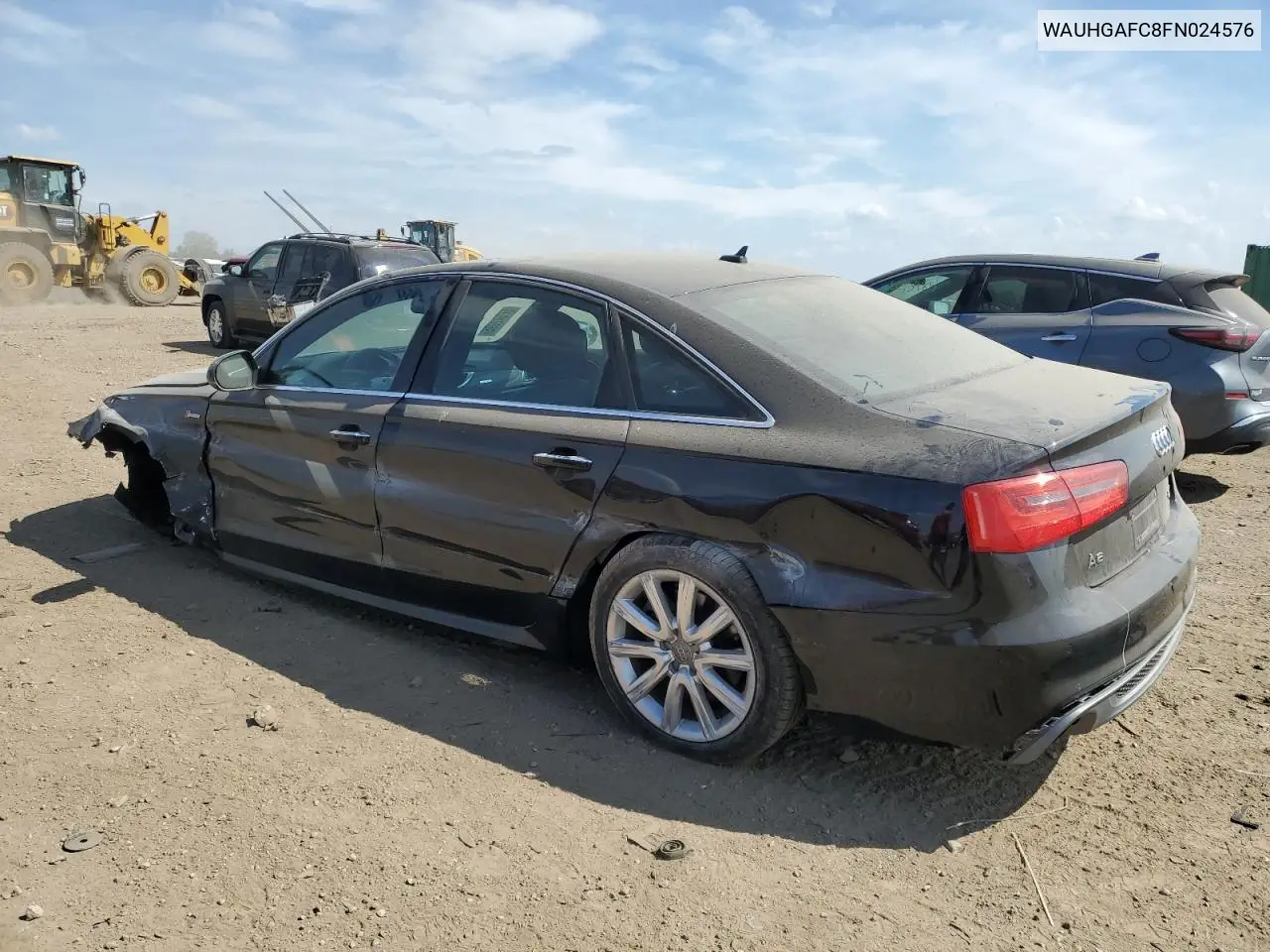 2015 Audi A6 Prestige VIN: WAUHGAFC8FN024576 Lot: 56542995