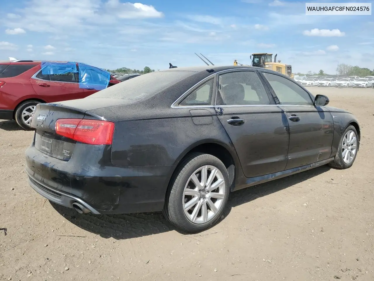2015 Audi A6 Prestige VIN: WAUHGAFC8FN024576 Lot: 56542995
