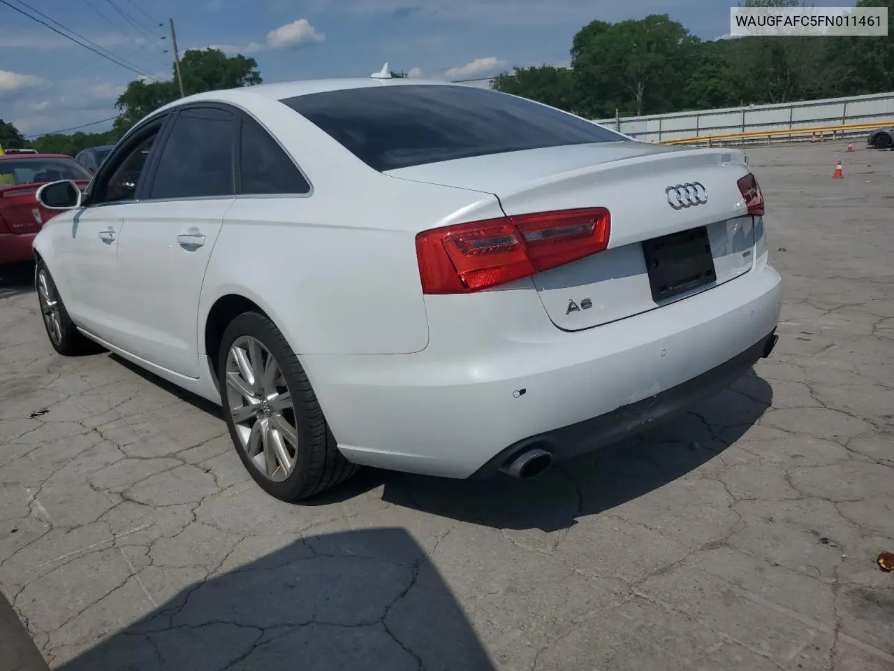 2015 Audi A6 Premium Plus VIN: WAUGFAFC5FN011461 Lot: 57048275