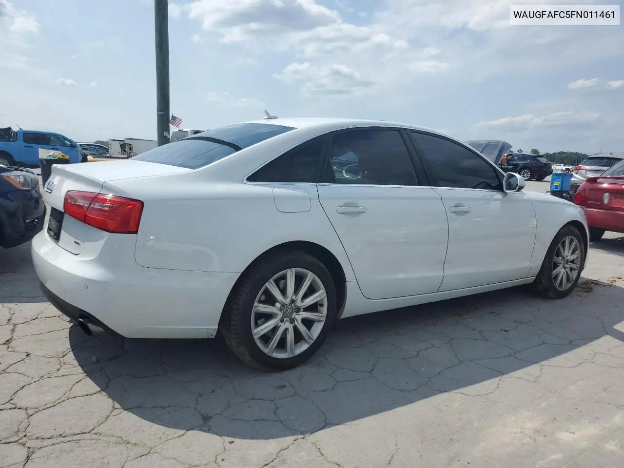 2015 Audi A6 Premium Plus VIN: WAUGFAFC5FN011461 Lot: 57048275