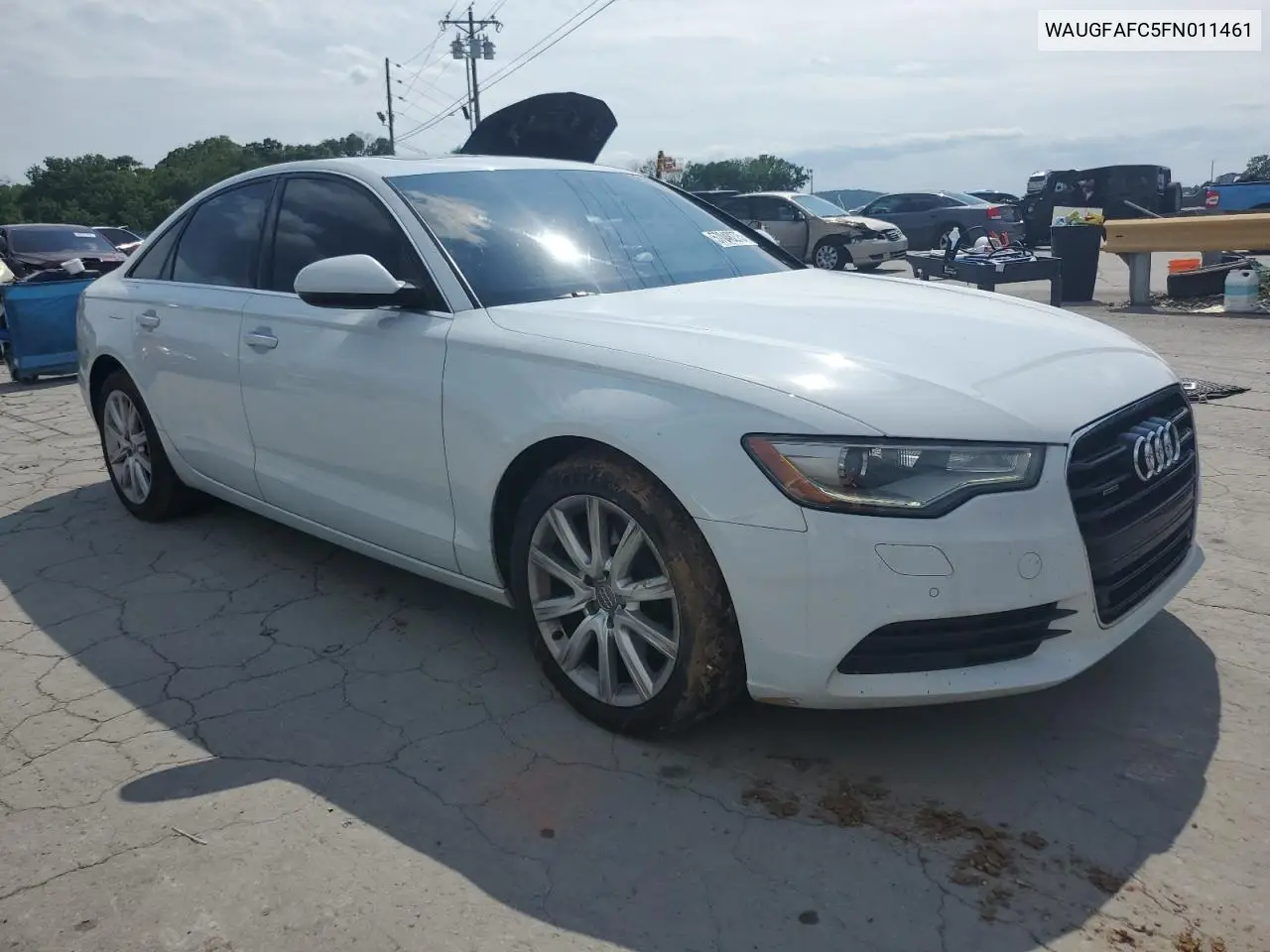 2015 Audi A6 Premium Plus VIN: WAUGFAFC5FN011461 Lot: 57048275