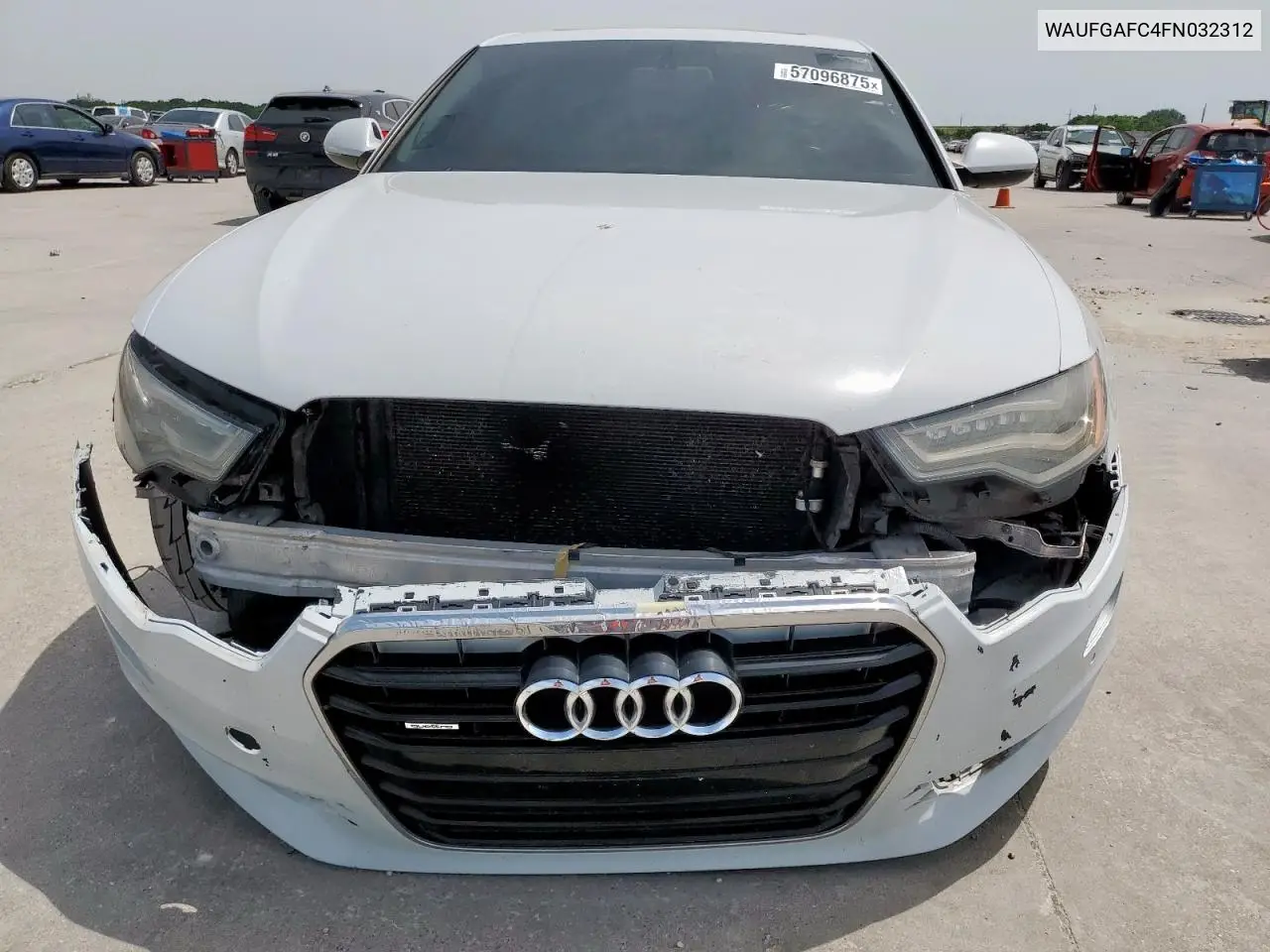 2015 Audi A6 Premium Plus VIN: WAUFGAFC4FN032312 Lot: 57096875