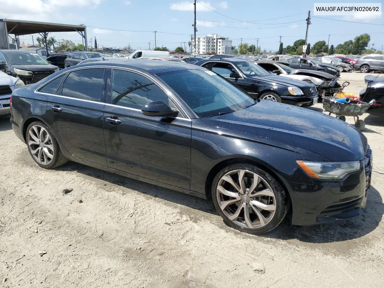 2015 Audi A6 Premium Plus VIN: WAUGFAFC3FN020692 Lot: 57100985