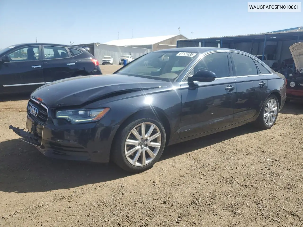 2015 Audi A6 Premium Plus VIN: WAUGFAFC5FN010861 Lot: 57175035