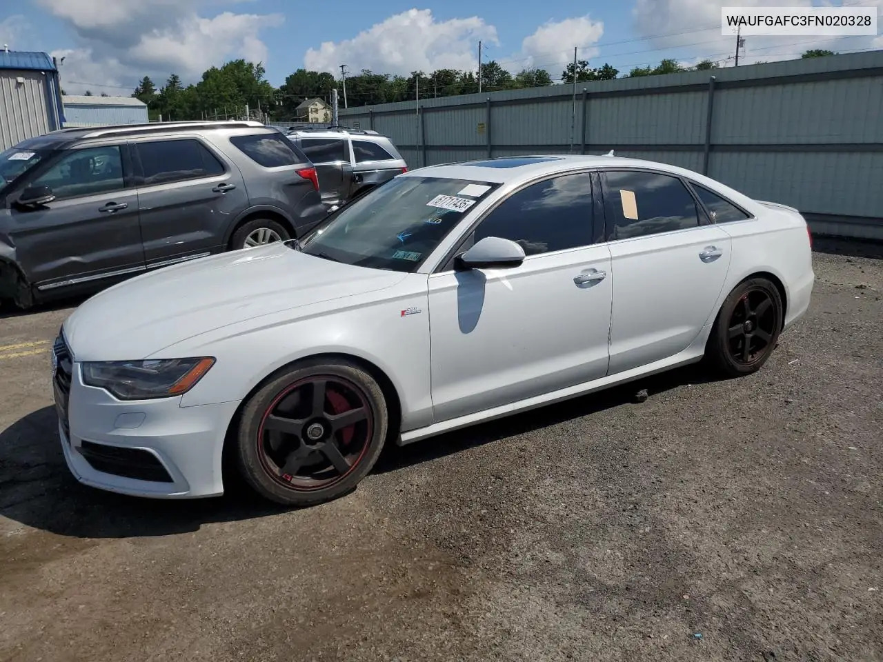 2015 Audi A6 Premium Plus VIN: WAUFGAFC3FN020328 Lot: 61717435