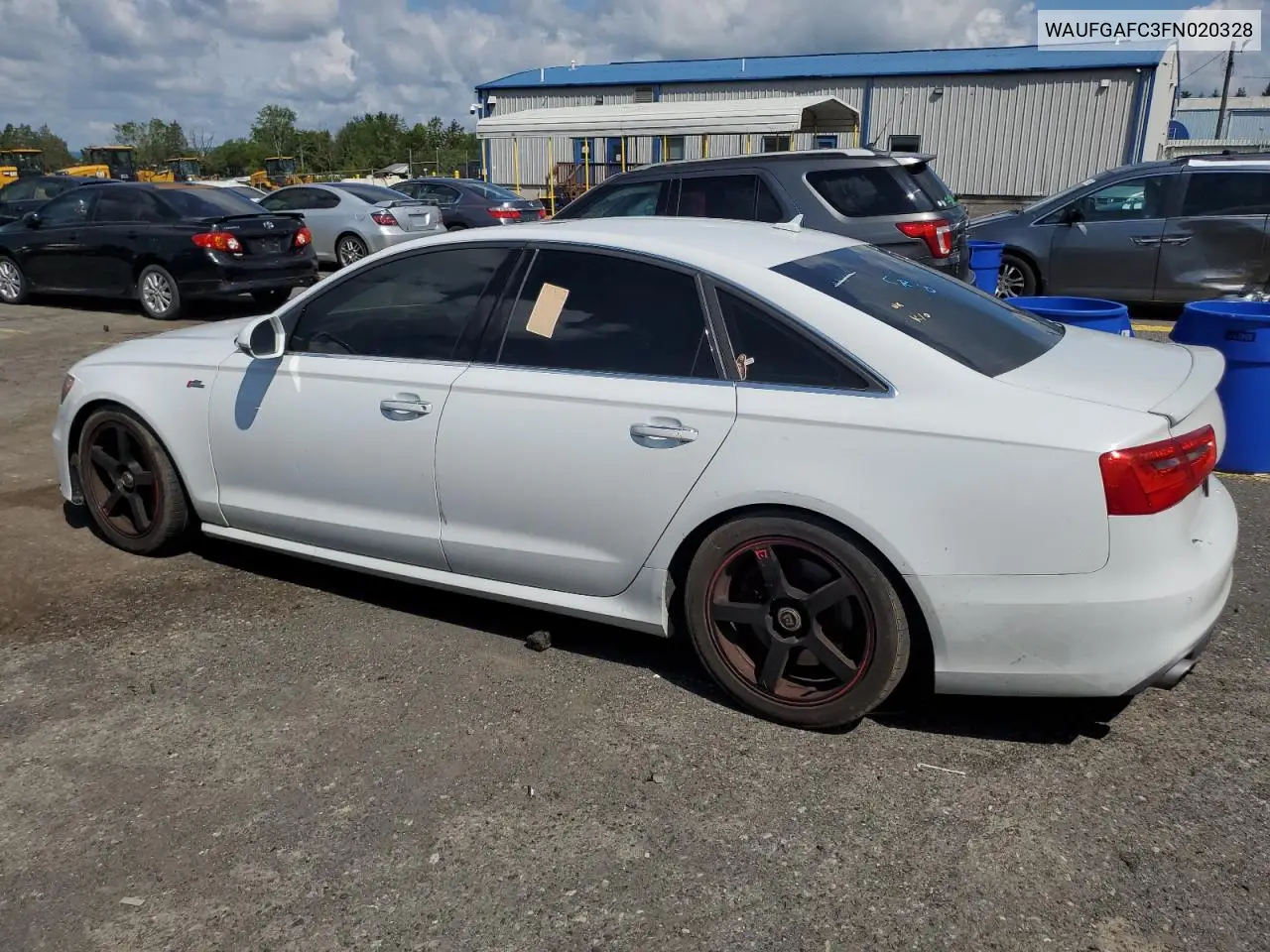 2015 Audi A6 Premium Plus VIN: WAUFGAFC3FN020328 Lot: 61717435