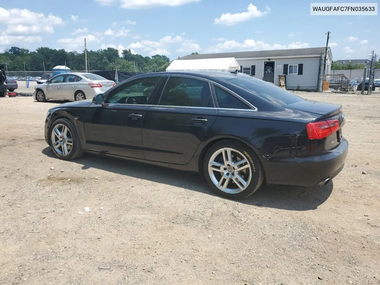 2015 Audi A6 Premium Plus VIN: WAUGFAFC7FN035633 Lot: 62681065