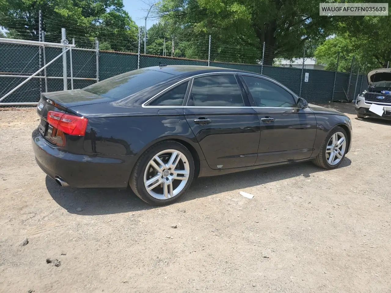 2015 Audi A6 Premium Plus VIN: WAUGFAFC7FN035633 Lot: 62681065