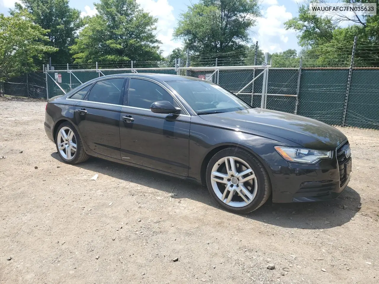 2015 Audi A6 Premium Plus VIN: WAUGFAFC7FN035633 Lot: 62681065