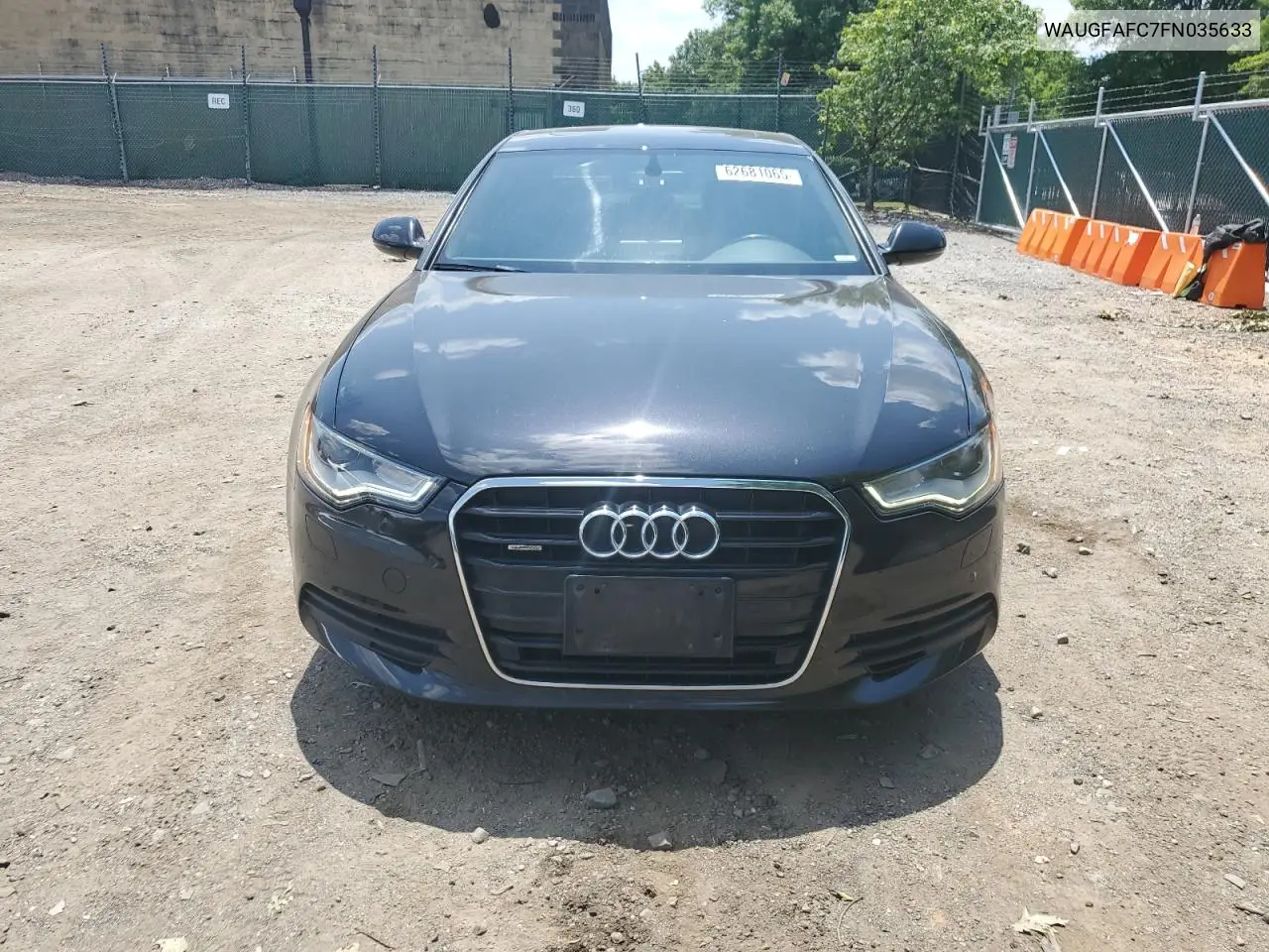 2015 Audi A6 Premium Plus VIN: WAUGFAFC7FN035633 Lot: 62681065
