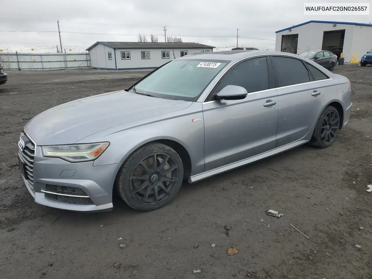 2016 Audi A6 Premium Plus VIN: WAUFGAFC2GN026557 Lot: 47438275