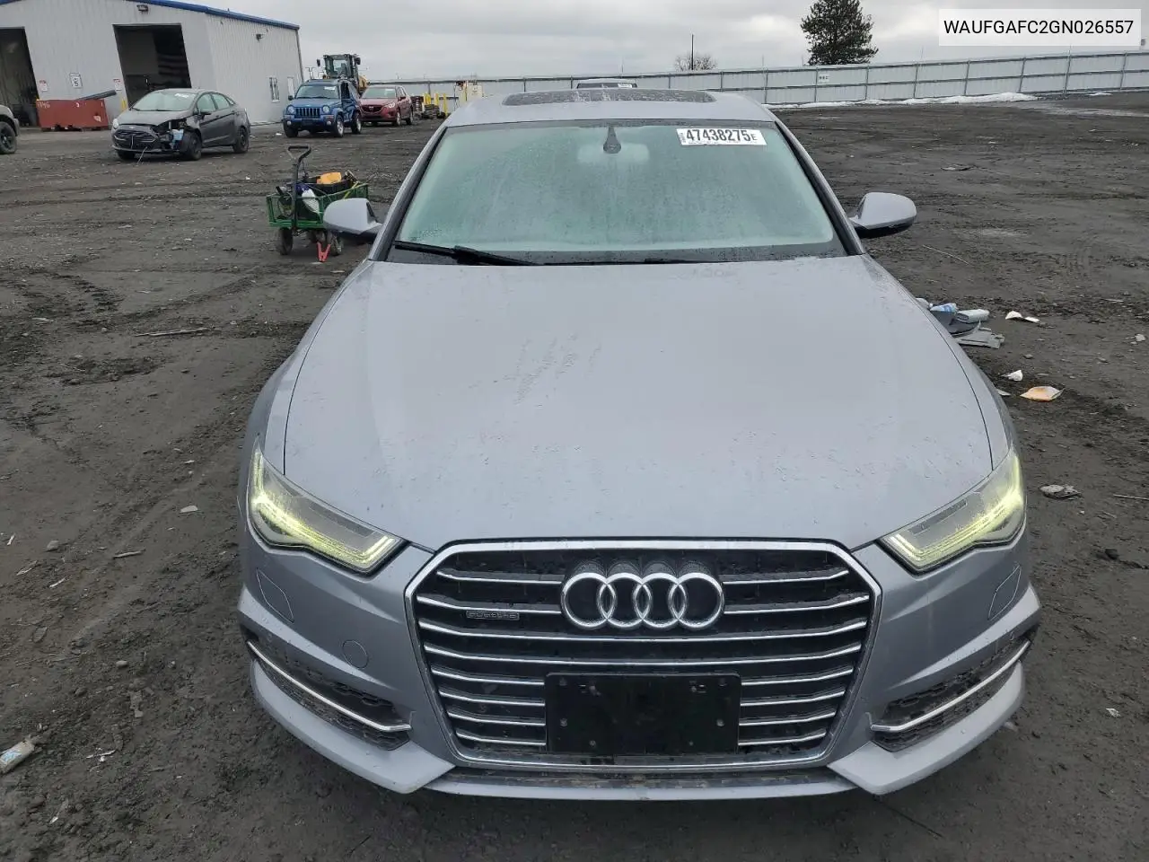 2016 Audi A6 Premium Plus VIN: WAUFGAFC2GN026557 Lot: 47438275
