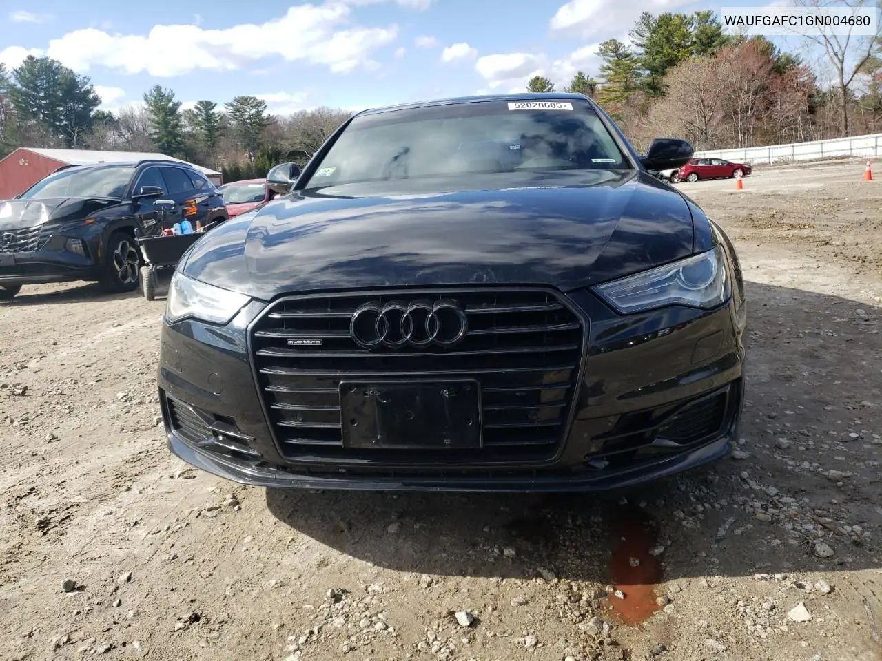 2016 Audi A6 Premium Plus VIN: WAUFGAFC1GN004680 Lot: 52020605