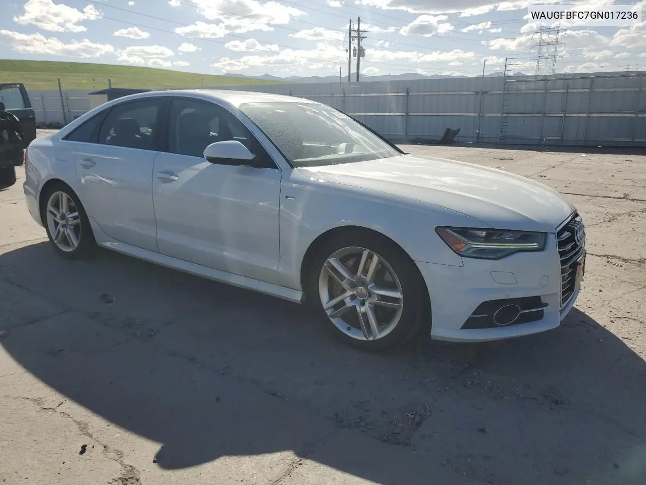 2016 Audi A6 Premium Plus VIN: WAUGFBFC7GN017236 Lot: 57063245