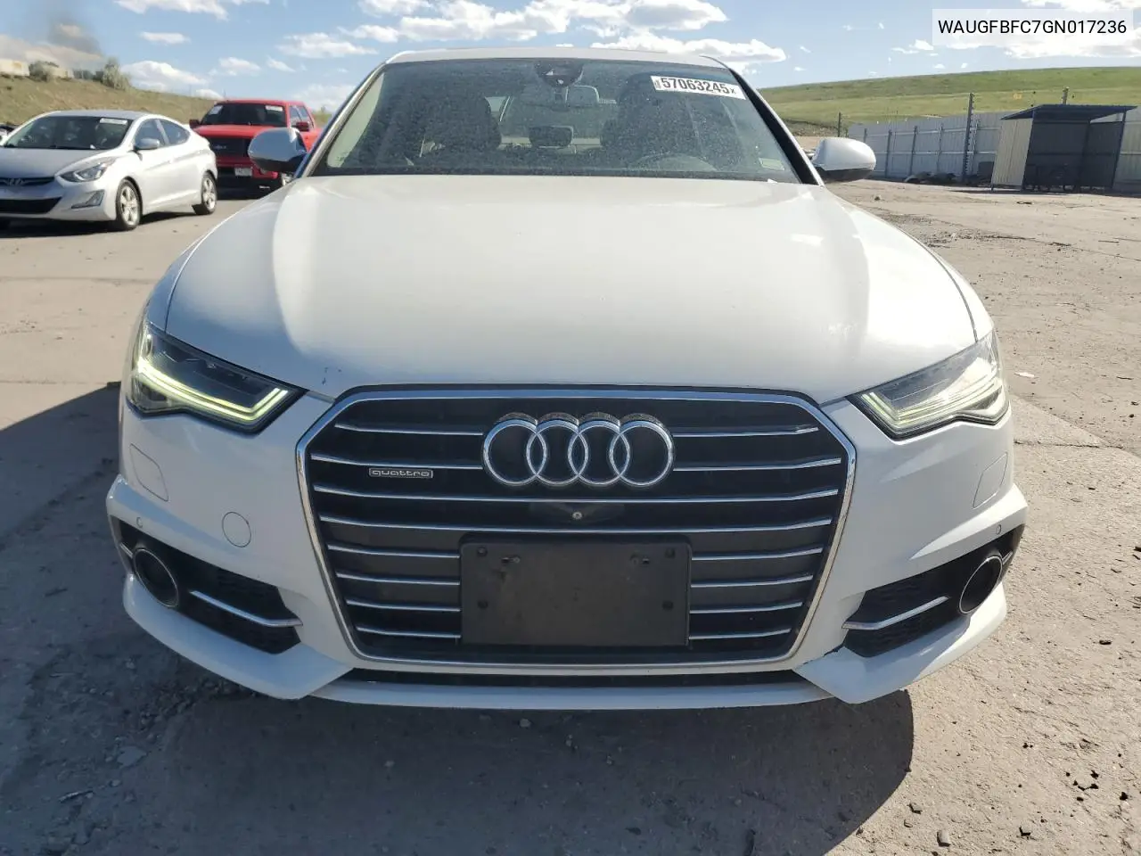 2016 Audi A6 Premium Plus VIN: WAUGFBFC7GN017236 Lot: 57063245