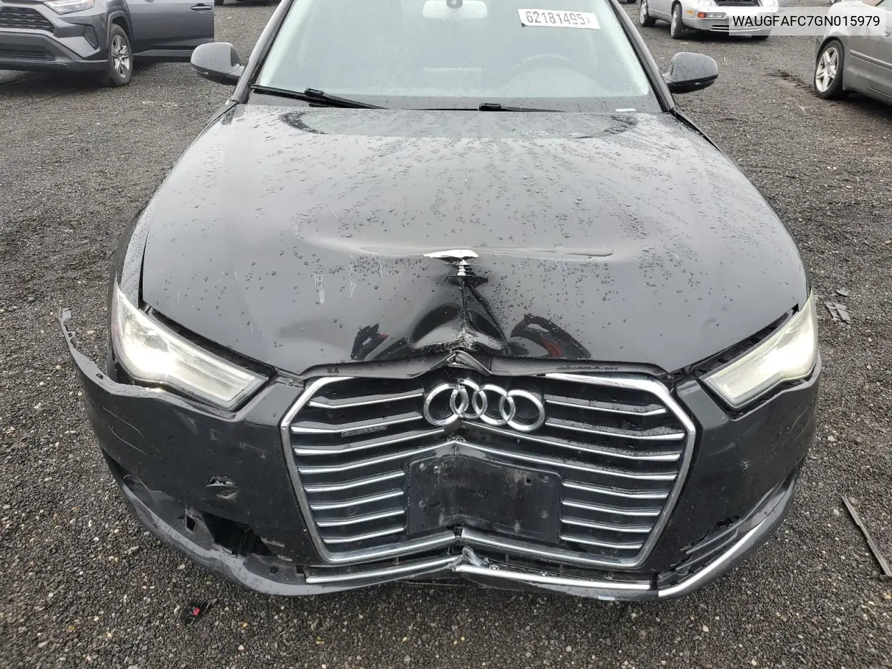 2016 Audi A6 Premium Plus VIN: WAUGFAFC7GN015979 Lot: 62181495