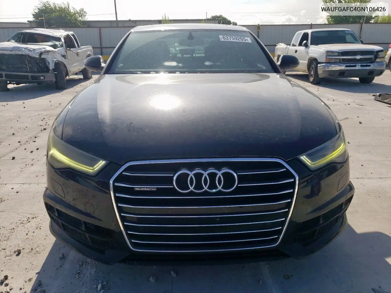 2016 Audi A6 Premium Plus VIN: WAUFGAFC4GN106426 Lot: 63759205