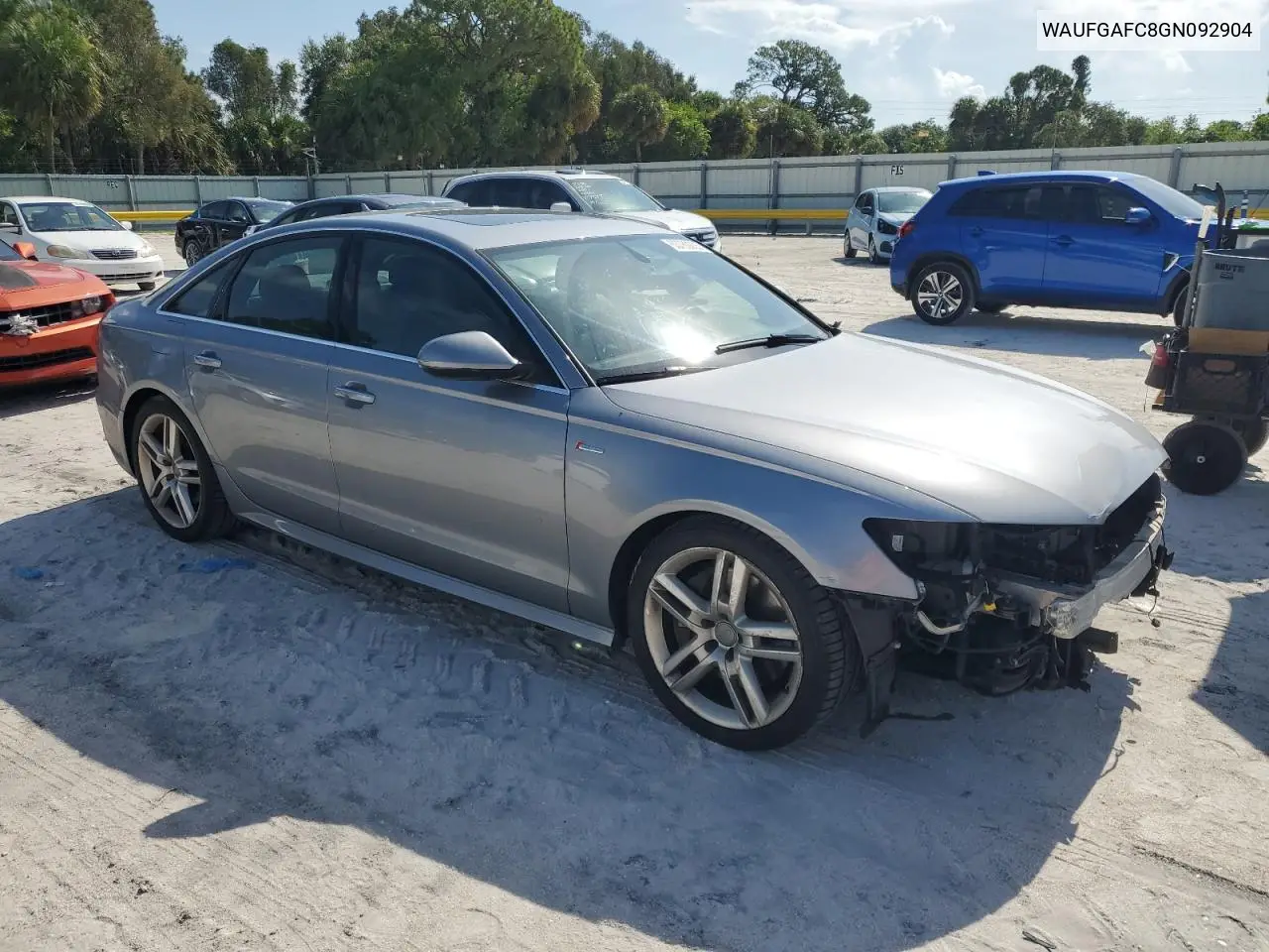2016 Audi A6 Premium Plus VIN: WAUFGAFC8GN092904 Lot: 63780235