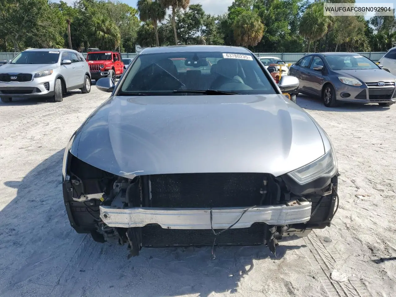 2016 Audi A6 Premium Plus VIN: WAUFGAFC8GN092904 Lot: 63780235