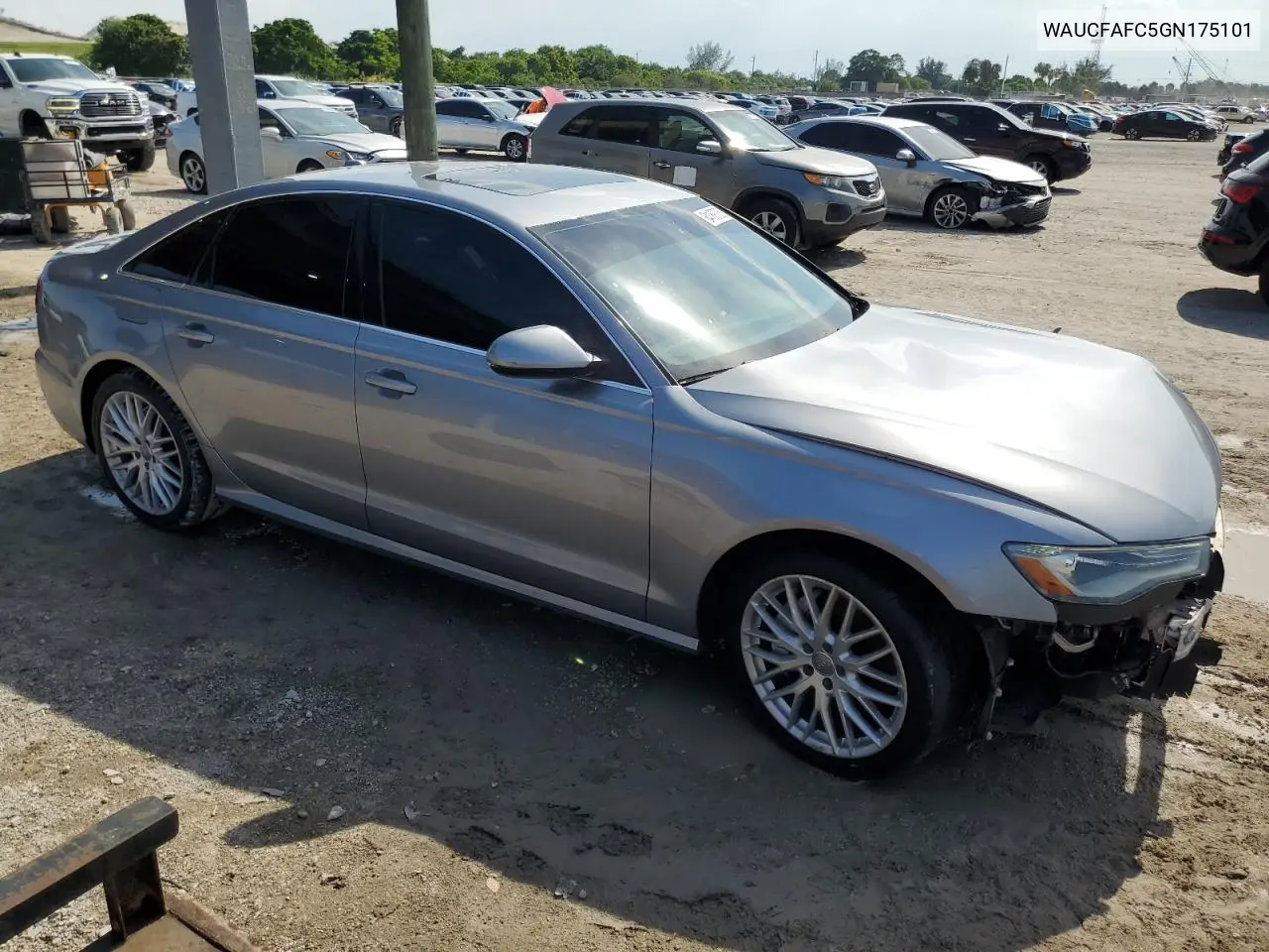 2016 Audi A6 Premium VIN: WAUCFAFC5GN175101 Lot: 64169705