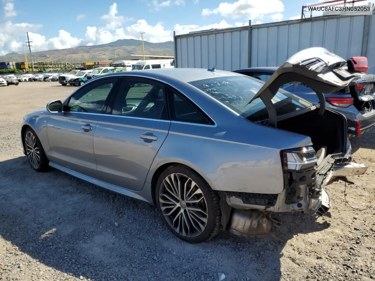 2017 Audi A6 Premium VIN: WAUC8AFC3HN052053 Lot: 59188795