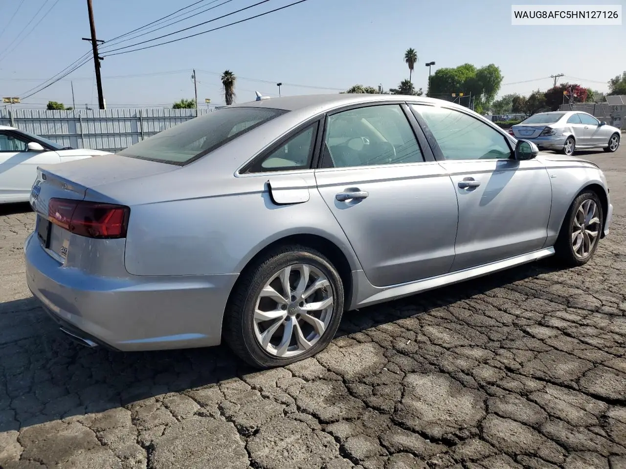 2017 Audi A6 Premium Plus VIN: WAUG8AFC5HN127126 Lot: 62595295