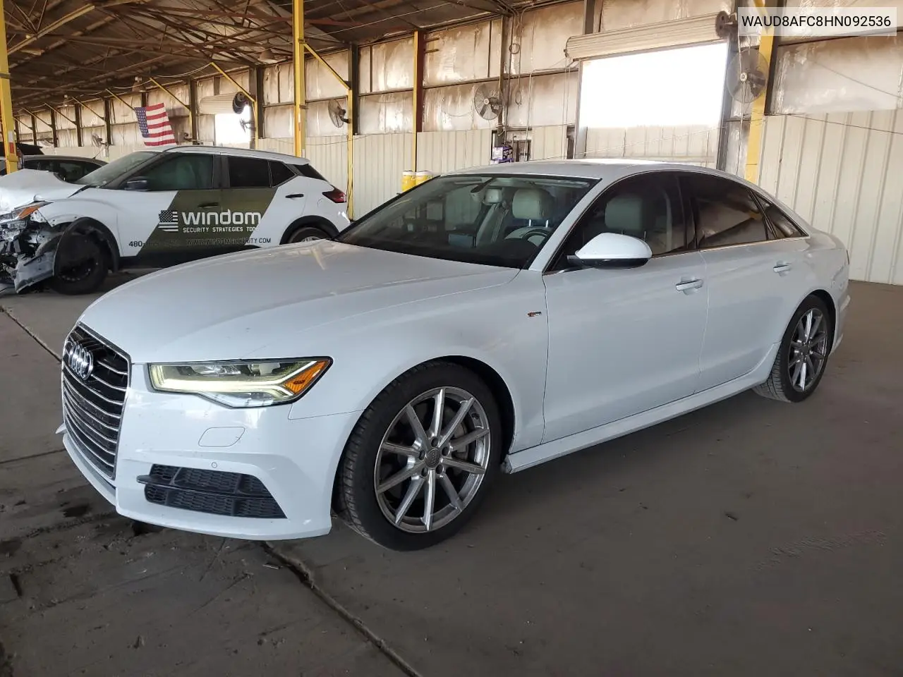 2017 Audi A6 Premium Plus VIN: WAUD8AFC8HN092536 Lot: 62597345