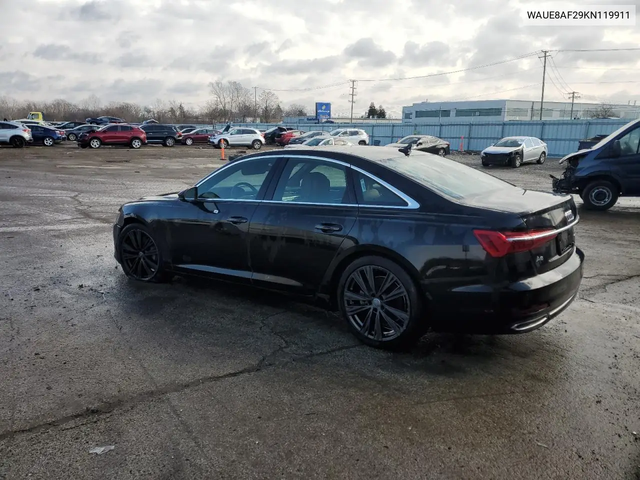 2019 Audi A6 Premium Plus VIN: WAUE8AF29KN119911 Lot: 44352445