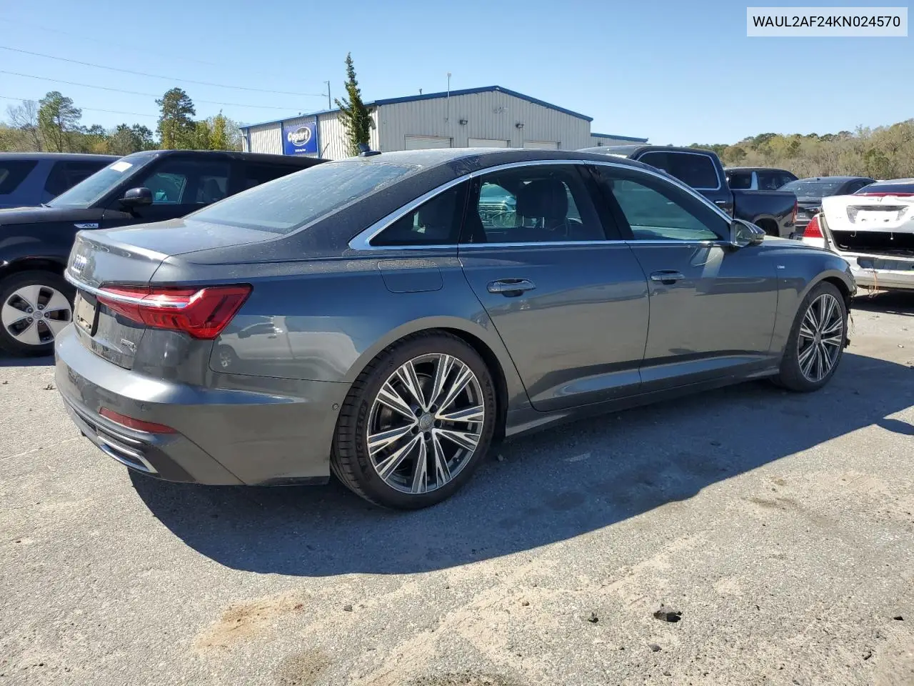 2019 Audi A6 Premium Plus VIN: WAUL2AF24KN024570 Lot: 48966365