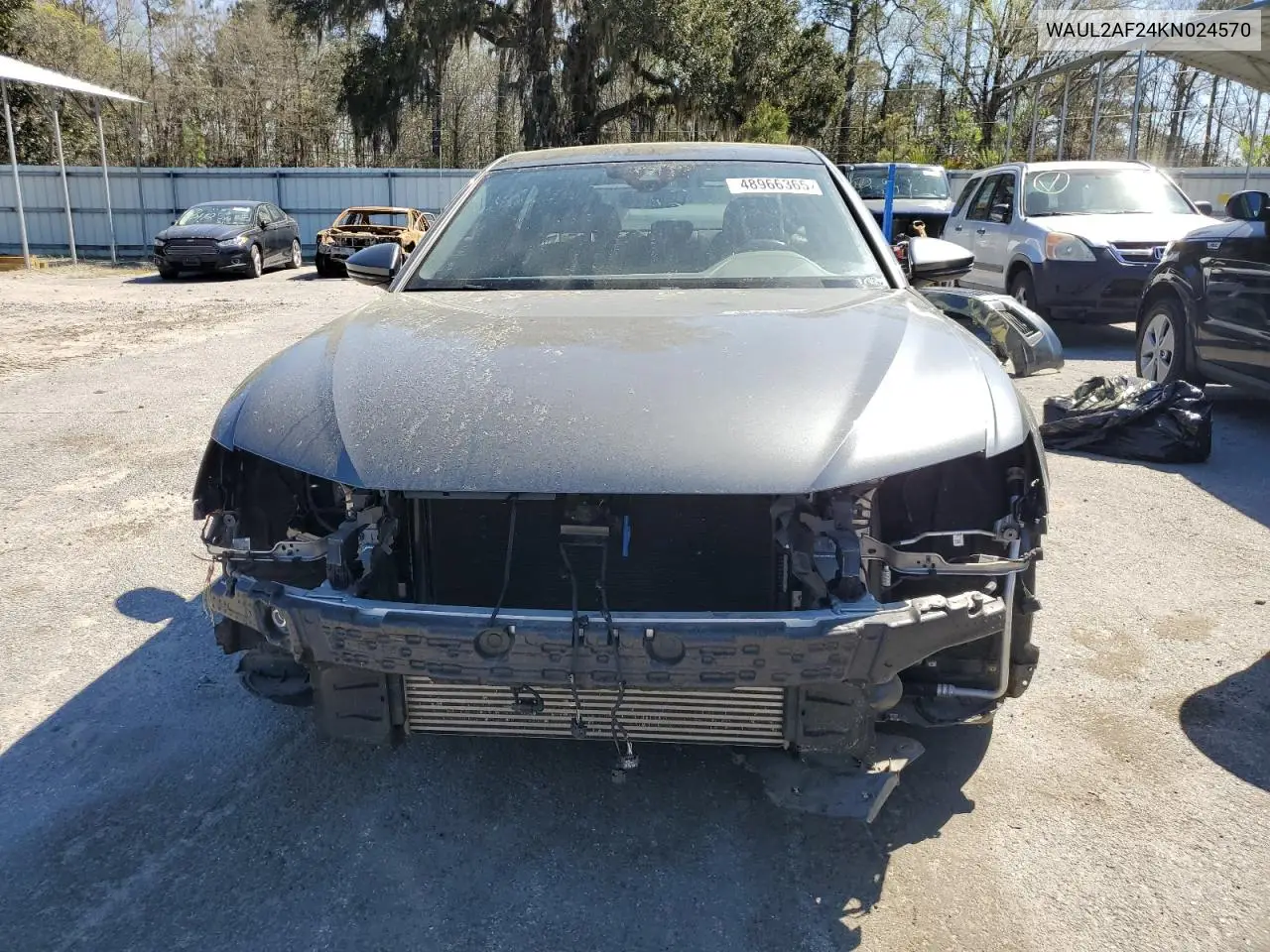 2019 Audi A6 Premium Plus VIN: WAUL2AF24KN024570 Lot: 48966365