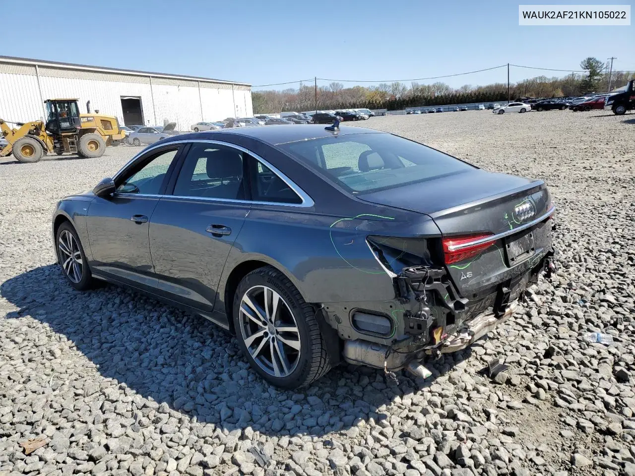 2019 Audi A6 Premium VIN: WAUK2AF21KN105022 Lot: 53080415