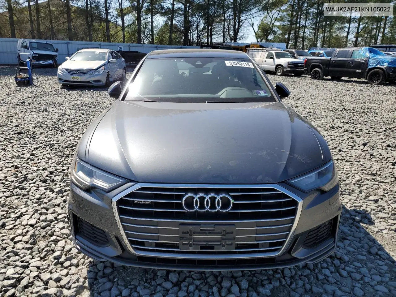 2019 Audi A6 Premium VIN: WAUK2AF21KN105022 Lot: 53080415