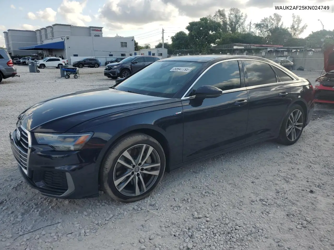 2019 Audi A6 Premium VIN: WAUK2AF25KN024749 Lot: 55947795