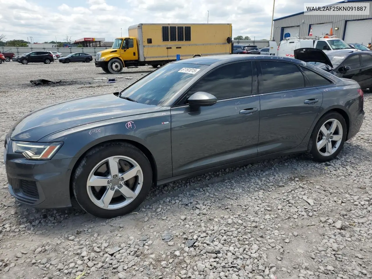 2019 Audi A6 Premium Plus VIN: WAUL2AF25KN091887 Lot: 61191015